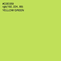 #C0E059 - Yellow Green Color Image