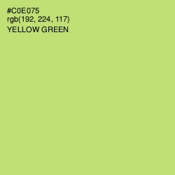 #C0E075 - Yellow Green Color Image