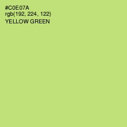 #C0E07A - Yellow Green Color Image