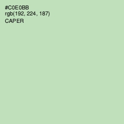 #C0E0BB - Caper Color Image