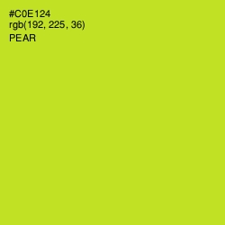 #C0E124 - Pear Color Image