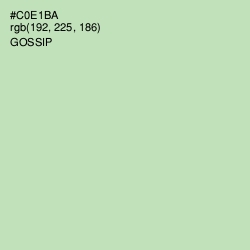 #C0E1BA - Gossip Color Image