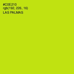 #C0E210 - Las Palmas Color Image