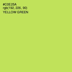 #C0E25A - Yellow Green Color Image