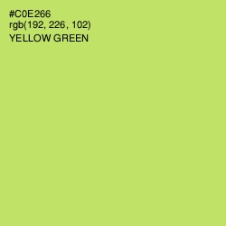 #C0E266 - Yellow Green Color Image