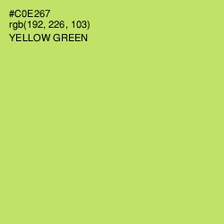 #C0E267 - Yellow Green Color Image