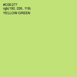 #C0E277 - Yellow Green Color Image