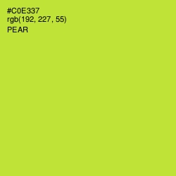 #C0E337 - Pear Color Image