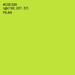 #C0E339 - Pear Color Image