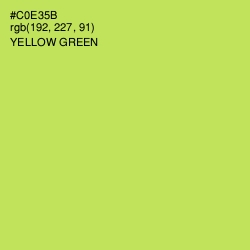 #C0E35B - Yellow Green Color Image