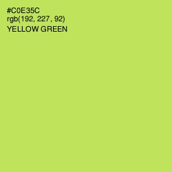 #C0E35C - Yellow Green Color Image