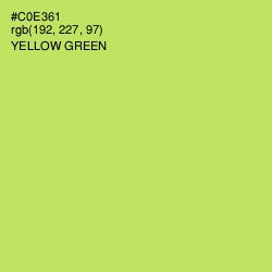 #C0E361 - Yellow Green Color Image