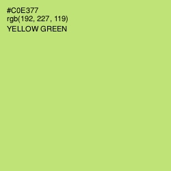 #C0E377 - Yellow Green Color Image