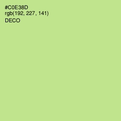 #C0E38D - Deco Color Image