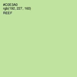 #C0E3A0 - Reef Color Image