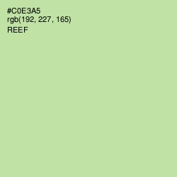 #C0E3A5 - Reef Color Image