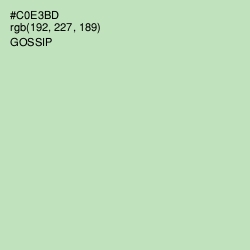 #C0E3BD - Gossip Color Image