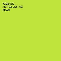 #C0E43C - Pear Color Image