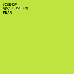 #C0E43F - Pear Color Image