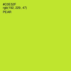 #C0E52F - Pear Color Image