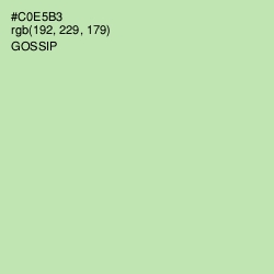 #C0E5B3 - Gossip Color Image