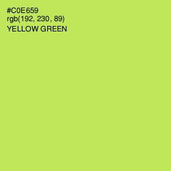 #C0E659 - Yellow Green Color Image