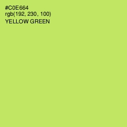 #C0E664 - Yellow Green Color Image