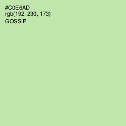 #C0E6AD - Gossip Color Image