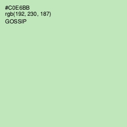 #C0E6BB - Gossip Color Image