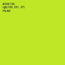 #C0E725 - Pear Color Image