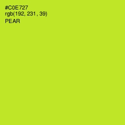 #C0E727 - Pear Color Image