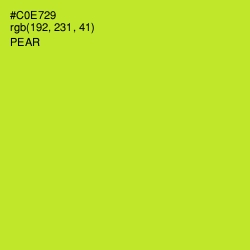 #C0E729 - Pear Color Image