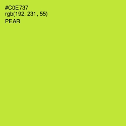#C0E737 - Pear Color Image