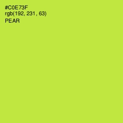 #C0E73F - Pear Color Image