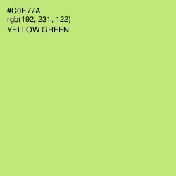 #C0E77A - Yellow Green Color Image