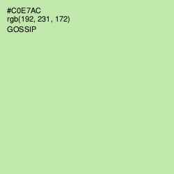 #C0E7AC - Gossip Color Image
