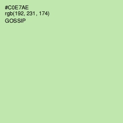 #C0E7AE - Gossip Color Image