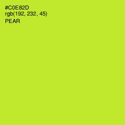 #C0E82D - Pear Color Image