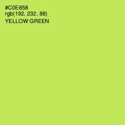 #C0E858 - Yellow Green Color Image