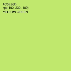 #C0E86D - Yellow Green Color Image
