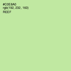 #C0E8A0 - Reef Color Image