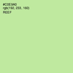 #C0E9A0 - Reef Color Image