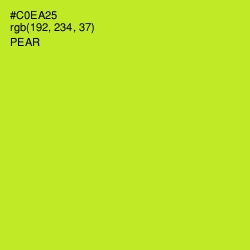 #C0EA25 - Pear Color Image