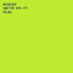 #C0EA2F - Pear Color Image