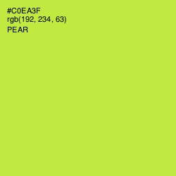 #C0EA3F - Pear Color Image