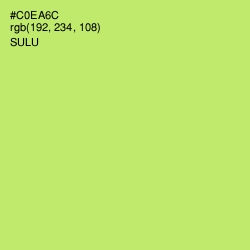 #C0EA6C - Sulu Color Image