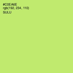 #C0EA6E - Sulu Color Image