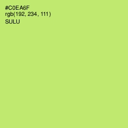 #C0EA6F - Sulu Color Image