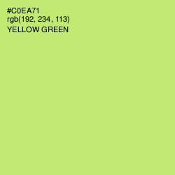 #C0EA71 - Yellow Green Color Image