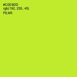 #C0EB2D - Pear Color Image